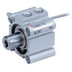 C(D)Q2, Compact Cylinder, Single Acting, Single Rod w/Auto Switch Mounting Groove