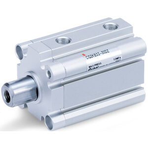 C(D)Q2K, Compact Cylinder, Double Acting, Single Rod, Non-rotating w/Auto Switch Mounting Groove