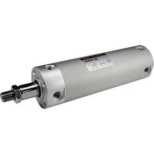 C(D)G1KR, Air Cylinder, Non-rotating, Double Acting, Single Rod, Direct Mount