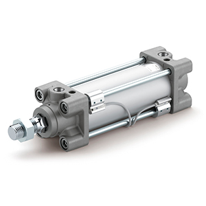 MB2K, Air Cylinder, Double Acting, Non-Rotating, Single Rod
