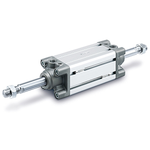 MBP2W, Air Cylinder, Double Acting, Double Rod