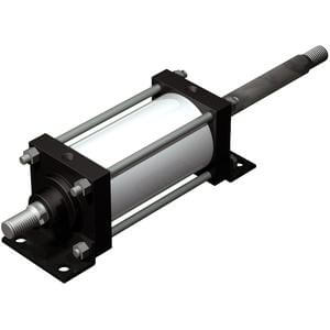 C(D)S1W, Air Cylinder, Double Acting Double Rod (Lube Type)