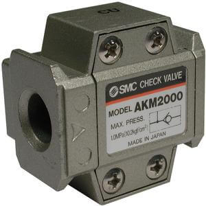 AKM**00, Обратен клапан, приложим за модулен монтаж, метрични размери