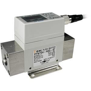 used SMC Flow Switch PF2W740-F04-67 Digitaler Durchflussschalter 