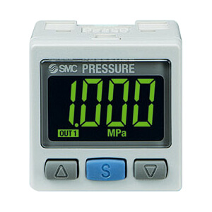 ISE30A, Digitaler Präzisions-Druckschalter mit 2-farbigem Display für positiven Druck
