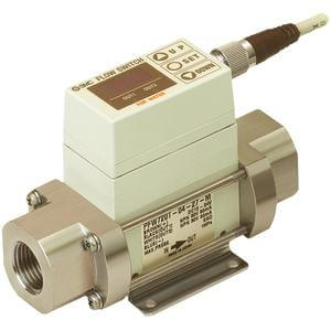 PF2W7**T, Digital Flow Switch for Hot Water, Integrated Display Type