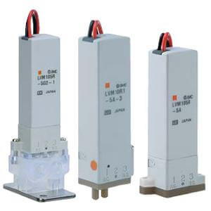 LVM10/100, Elektromagnetický priamo ovládaný 2/2 a 3/2 ventil, pre chemikálie