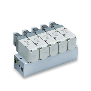 VV3P5, 500-serie, basisplaat met 3-poort magneetventielen