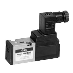 VK332, 3 Port Direct Operated Poppet Solenoid Valve, Body Ported