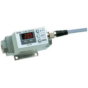 PF2A7**, Digital Flow Switch for Air, Integrated Display Type