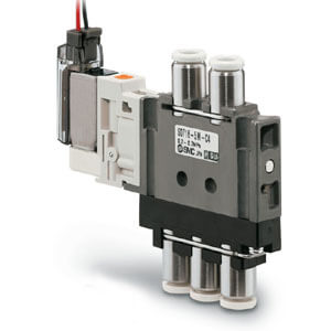 S0700, Elektromagneticky ovládaný 5/2 a 5/3 ventil, vodiče do spoločného konektoru