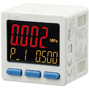 25A-ISE20B, High-Pressure, Digital Pressure Switch, 3-Screen Display (IP65)
