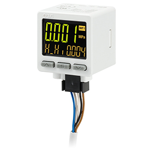 ISE20-B, Digital Pressure Switch, 3-Screen/3-Colour Display