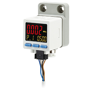 ISE20B-B, High-Pressure, Digital Pressure Switch, 3-Screen Display (IP65)