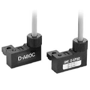 D-A73C/A80C, Reed Switch, Rail Mounting, Connector