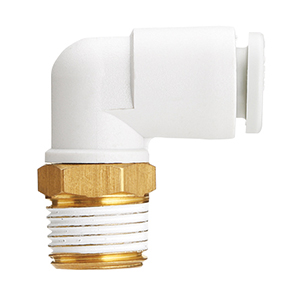 SMC PBT & Brass Push-to-Connect Tube Fitting Sealant Triple Elbow 5/16" OD x 1/8 