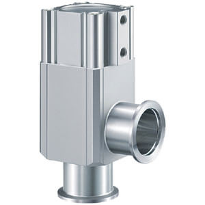 XLG-2, Aluminum High Vacuum Angle Valve, Double Acting, O-ring Seal