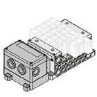 VV80*-SDVB, Bloque, ISO 15407-2, Bloque transmisión serial, EX126