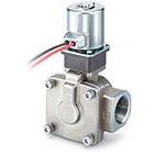 JSXD, Zawór elektromagnetyczny 2/2 bezpośredniego działania, N.O.