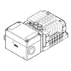 SS5Y5-12TC, Serie 5000, Caja de terminal de bornas (IP67) modelo de muelle, Conexionado superior