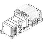 SS5Y5-12S, 5000 Series Manifold for Series EX250 Integrated (I/O) Serial Transmission System (IP67)