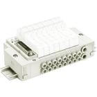 SS5Y5-45*F, 5000 Series, Stacking Manifold, DIN Rail Mount, D-sub Connector, Type 45F