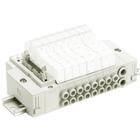 SS5Y5-45P, Serie 5000, Placa base apilable, Montaje rail DIN, Conector cable plano