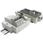 SS5Y3-45S2, 3000 Series, Stacking Manifold, DIN Rail Mount, IN313 Serial Unit
