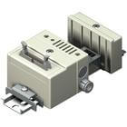 SS5Q14-J, 1000 Series Non Plug-in Manifold, Flat Ribbon Cable (20P) Kit