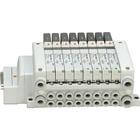 VV5QC11-F, 1000 Series, Base Mounted Manifold, Plug-in, D-sub Connector