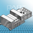 VV5QC41-SD*W, Base Mounted Manifold, Plug-in, I/O Serial Transmission Unit (EX240)