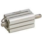 25A-CQSW, Compact Cylinder, Double Acting, Double Rod