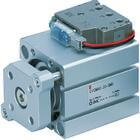 CVQM (ø32), Compact Cylinder with Solenoid Valve, Guide Rod Type