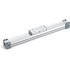 MY1B-Z1, Cilindro senza stelo a giunto meccanico, Modello base con deceleratore per carichi elevati + vite di regolazione, Serie H