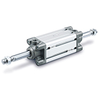 MBP2W, Air Cylinder, Double Acting, Double Rod