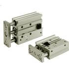 MGPA, Kompaktný valec, presné valivé vedenie, zámok koncovej polohy