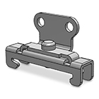 DIN rail mounting bracket - AS-xxD