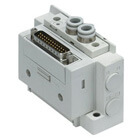 SS5Y7-10, Serie 7000, D-sub Conector, Cable plano (IP40), Conexionado lateral