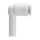 KQ2L*-99, witte one-touch-koppeling - haakse plug-in koppeling