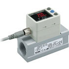 PFMC, Digital Flow Switch, 3-Color Display (5 to 500, 10 to 1000, & 20 to 2000 L/min)