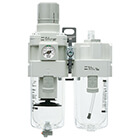 AC20A-B to AC60A-B, Nuevo tipo modular, filtro regulador + lubricador