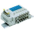 SS5J2-G, Plug-in Manifold, PC Wiring System w/Power Supply Terminal